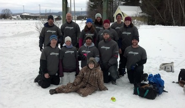 Ashley's Entourage   Snow Softball Charity Tournament T-Shirt Photo