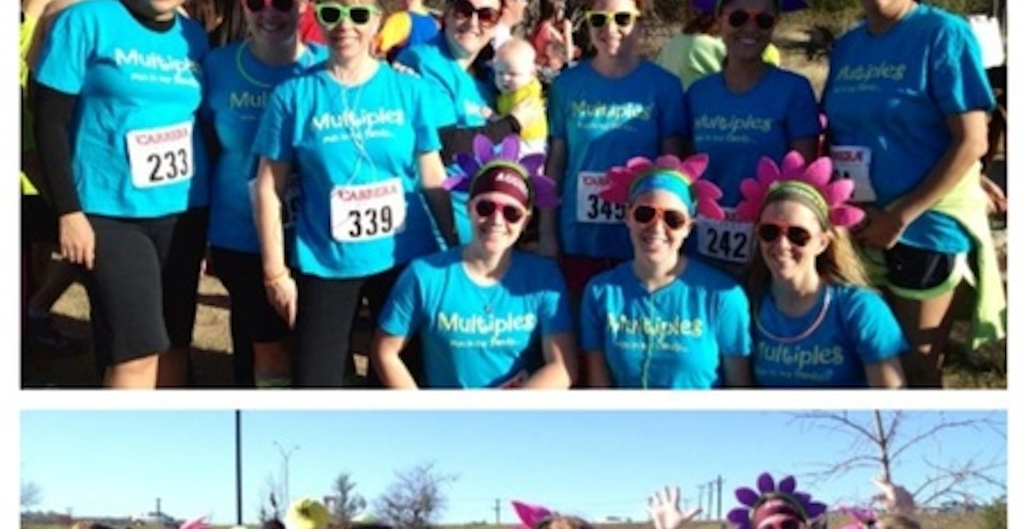 Multiples Run...So Their Mommas Do Too! T-Shirt Photo