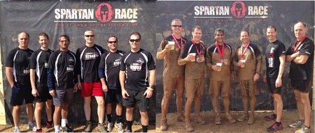 Spartan Sprint   Team Stogie Athletics! T-Shirt Photo