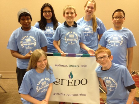 Credo Teens Showing Off Their Cool New Shirts T-Shirt Photo