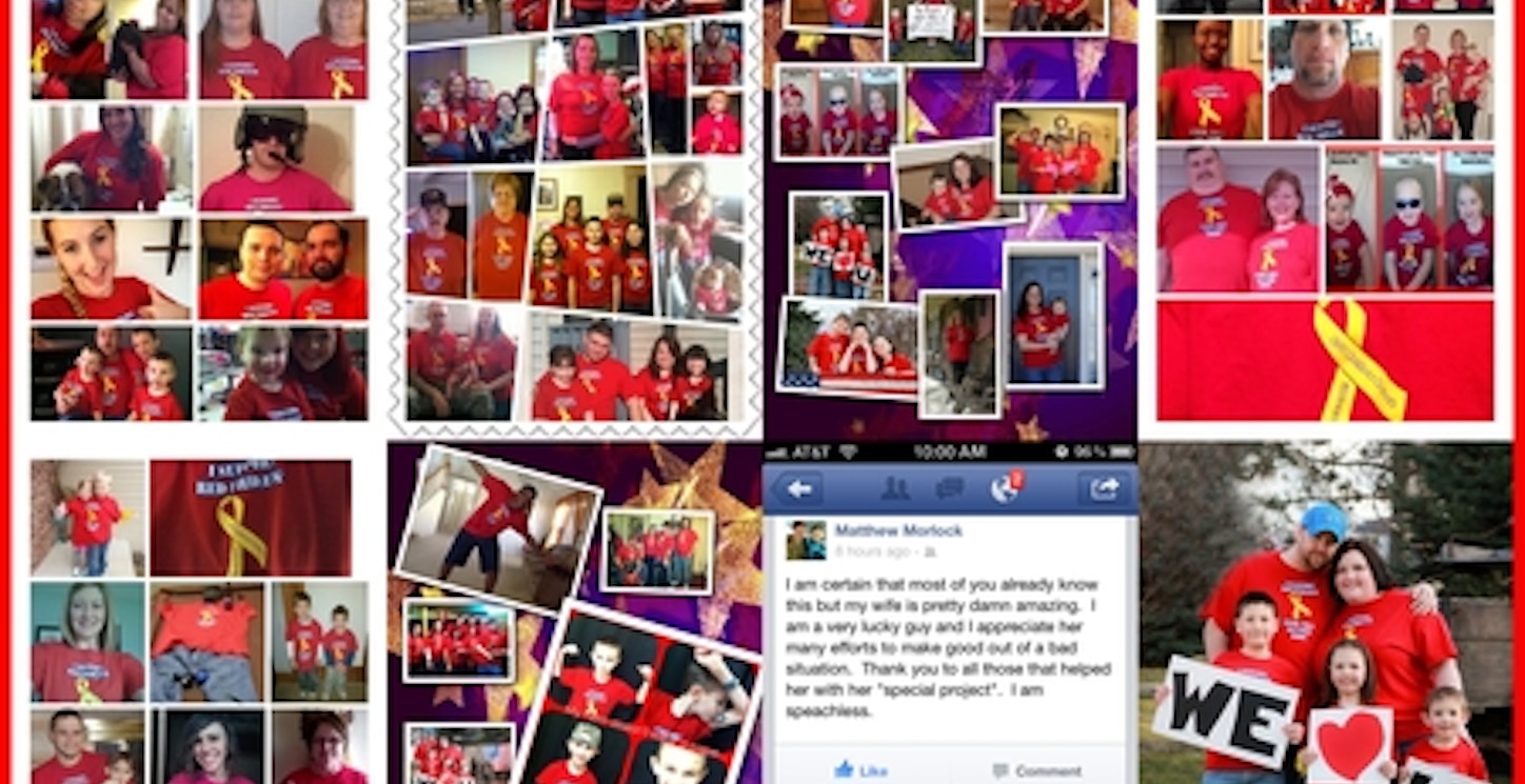 Picture of Supporting Our Soldier Custom T-Shirt Design Supporting Our Soldier T-Shirt Photo
