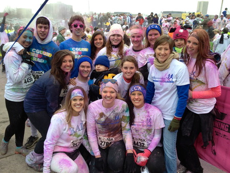 Running For Reagen   Color Run T-Shirt Photo