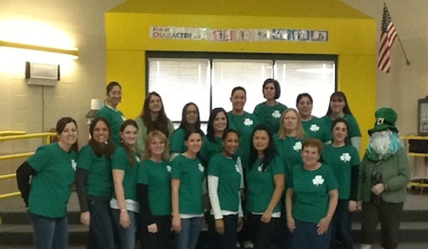 Picture of Second Grade Shamrocks Custom T-Shirt Design Second Grade Shamrocks T-Shirt Photo