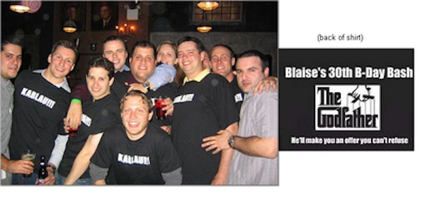 Blaise's 30th B Day Bash T-Shirt Photo