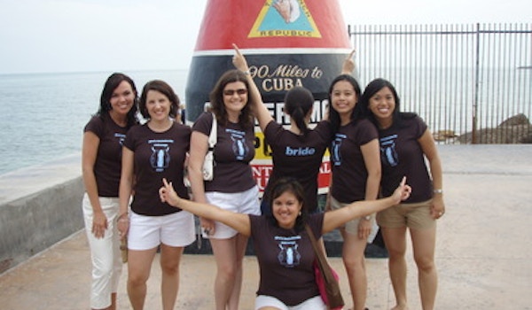 Picture of Bachelorette Entourage Custom T-Shirt Design Bachelorette Entourage T-Shirt Photo