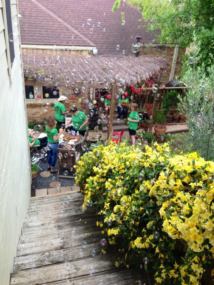 Looking Down Through The Bubbles And Jasmine T-Shirt Photo