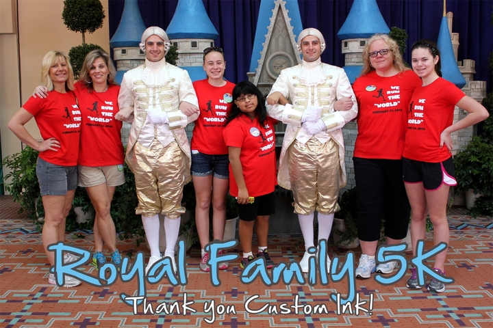 Disney 5 K  We Ran The World! T-Shirt Photo