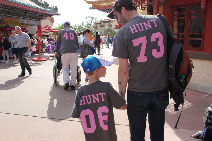 Three Generations Of Team Hunt T-Shirt Photo