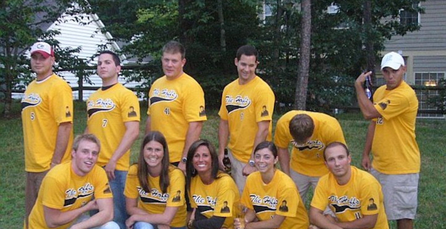 The Hoffs Coed Softball Team T-Shirt Photo