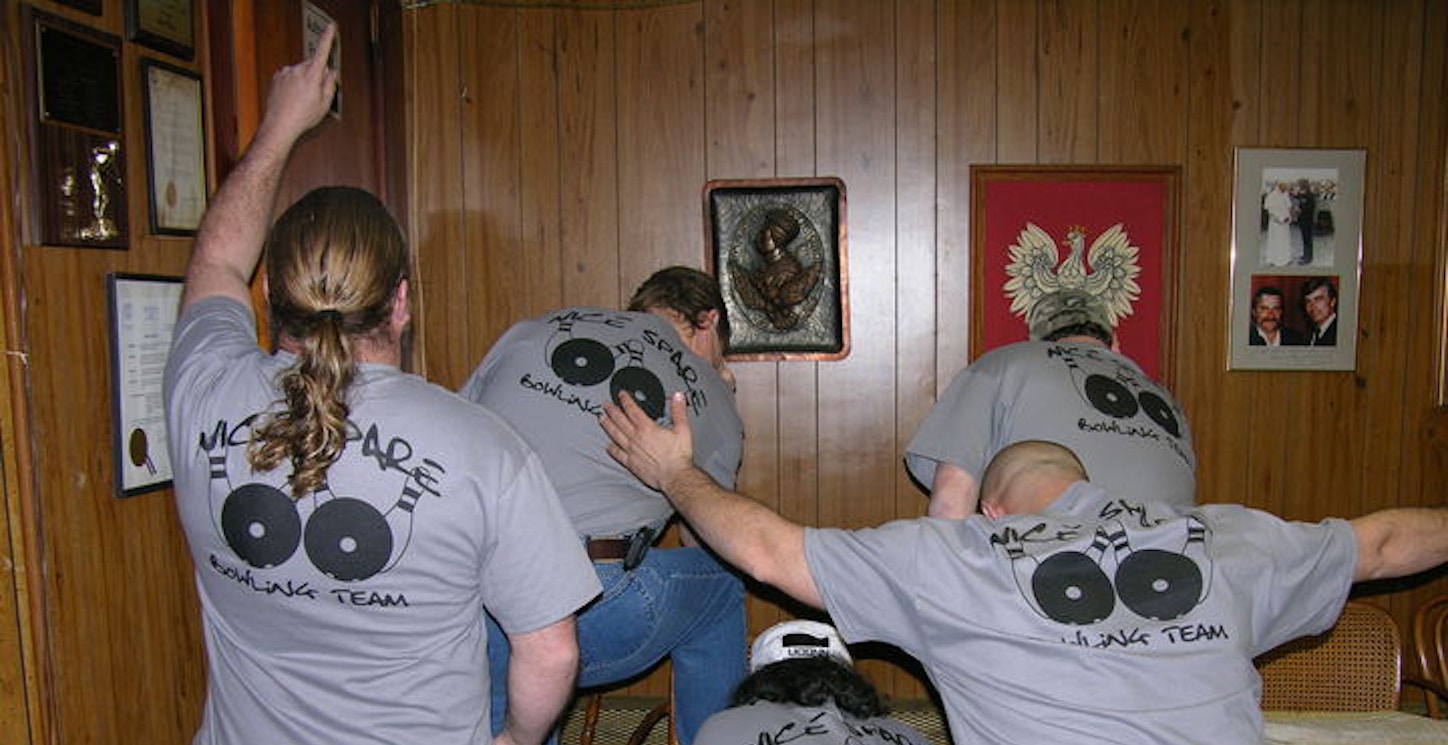 Nice Spare Bowling Team T-Shirt Photo