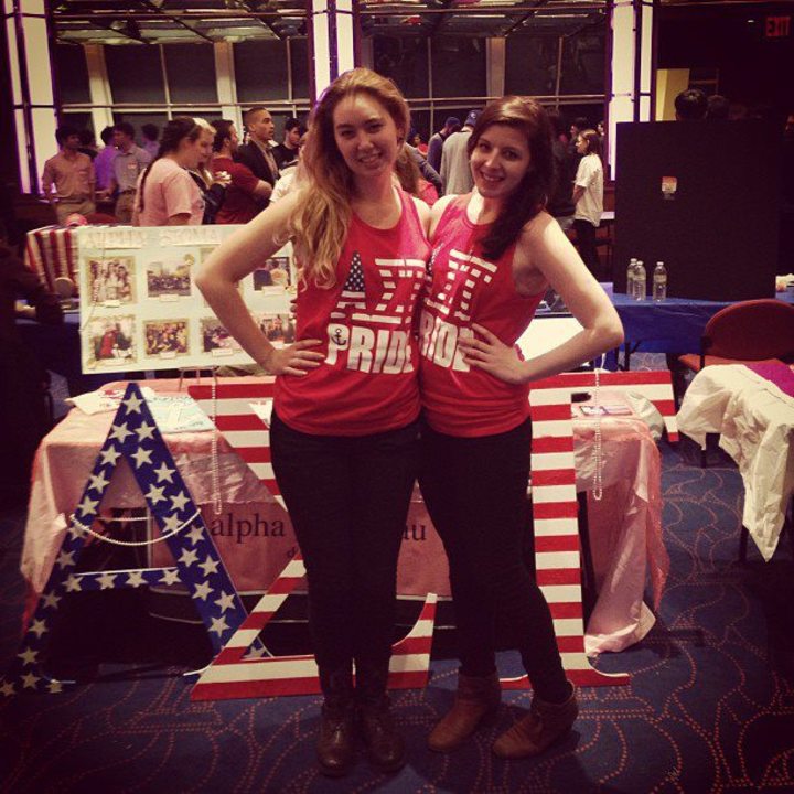 Alpha Sigma Tau Loves Custom Ink! T-Shirt Photo