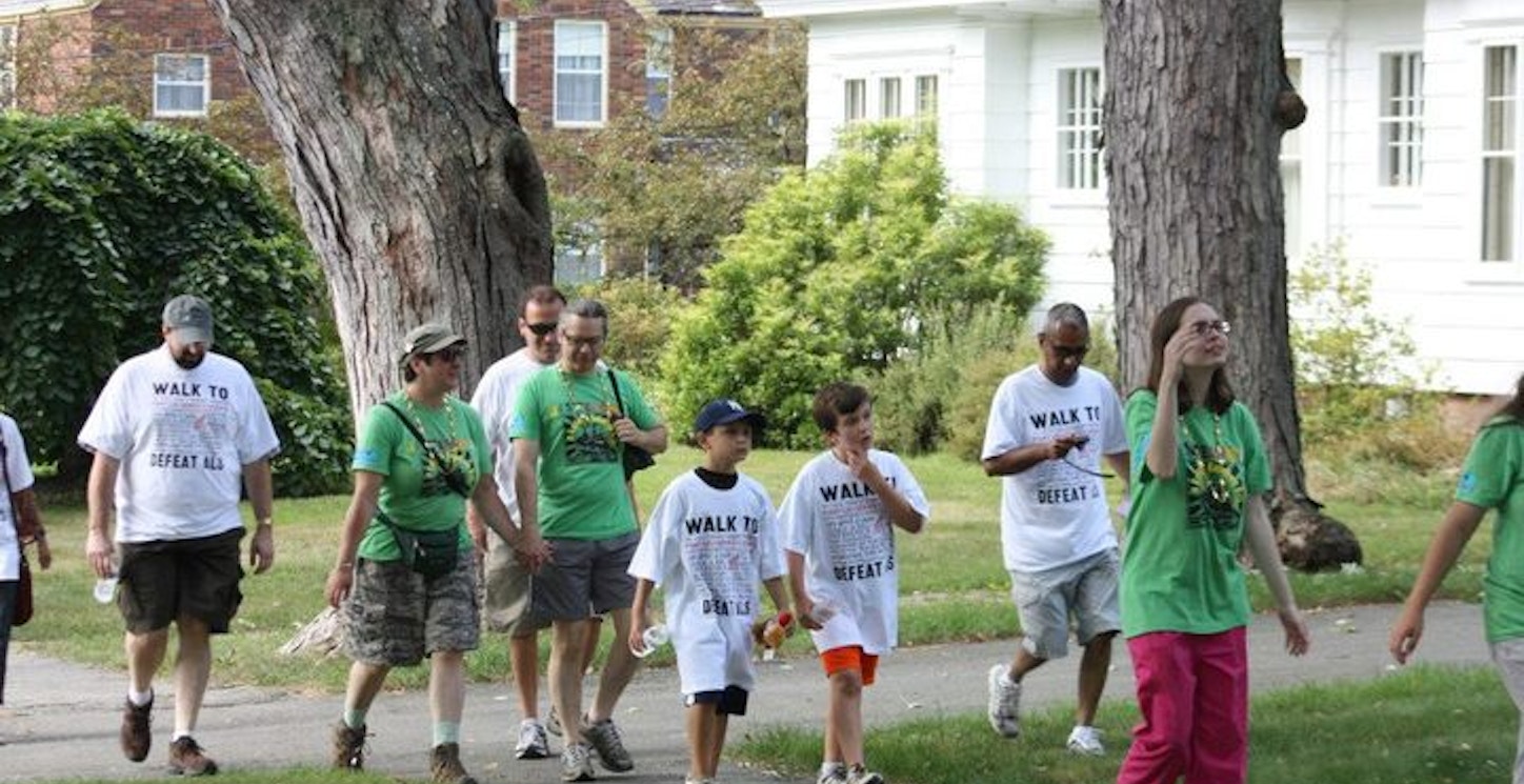 Picture of Walk To Defeat Als Custom T-Shirt Design Walk To Defeat Als T-Shirt Photo