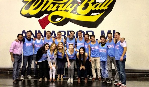 Picture of Hugh's Whirly Ball Birthday Extravaganza Custom T-Shirt Design Hugh's Whirly Ball Birthday Extravaganza T-Shirt Photo