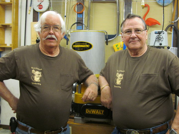 Pat & Richard Plotting Their Next Project T-Shirt Photo