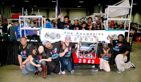 Picture of Ana Droids Team Photo Custom T-Shirt Design Ana Droids Team Photo T-Shirt Photo