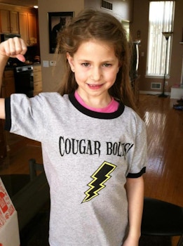 Zee Models The New Cougar Bolt Tee Shirt! T-Shirt Photo