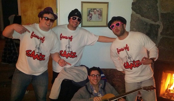 Picture of We're Fans Of Sanz, Are You? Custom T-Shirt Design We're Fans Of Sanz, Are You? T-Shirt Photo