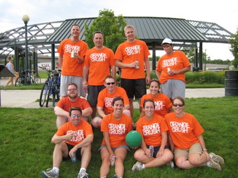 Orange Crush Kickball Team T-Shirt Photo