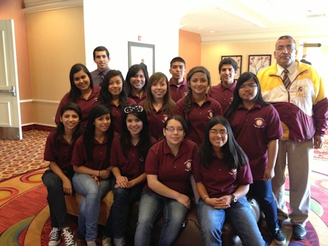 Proud Interact Students At Rotary All Club Luncheon T-Shirt Photo