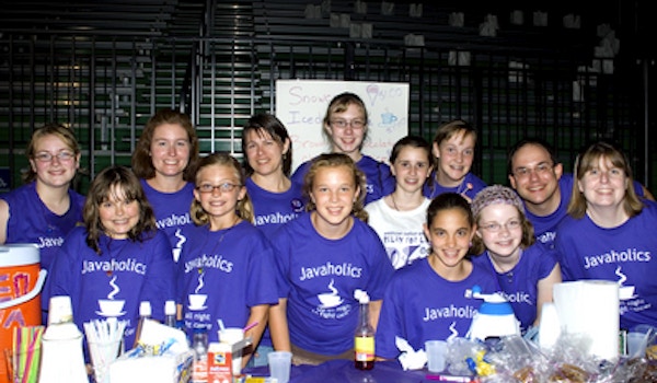 Picture of The Javaholics: Up All Night To Fight Cancer Custom T-Shirt Design The Javaholics: Up All Night To Fight Cancer T-Shirt Photo