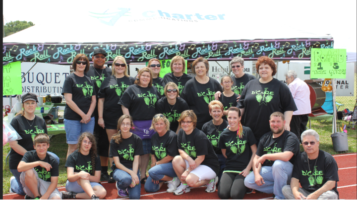 D' Cure   Relay For Life Is "Rockin For A Cure" T-Shirt Photo