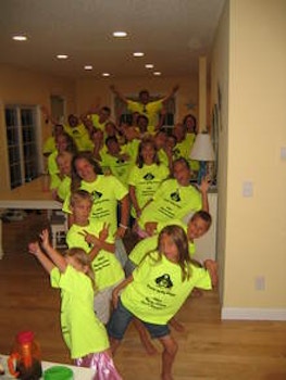 Family At Myrtle Beach South Carolina T-Shirt Photo