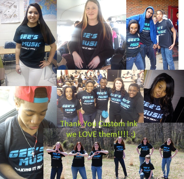 Gee's Music Shirts (By Customink.Com) T-Shirt Photo