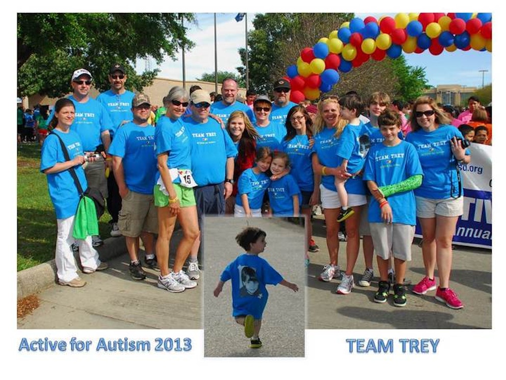 Active For Autism 2013   Team Trey T-Shirt Photo