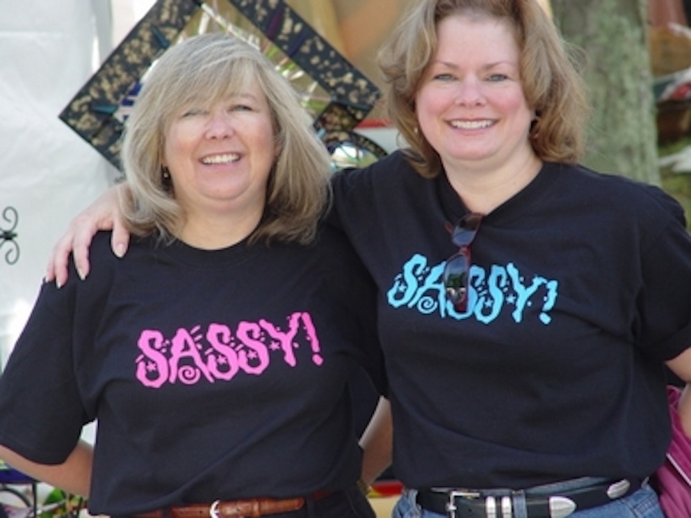 Sassy Girls At Work! T-Shirt Photo