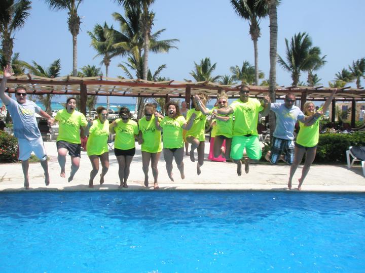 Bradford/Hrabik Wedding Plunge T-Shirt Photo