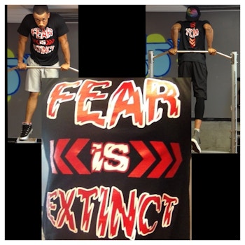 Fear Is Extinct Overcome  T-Shirt Photo