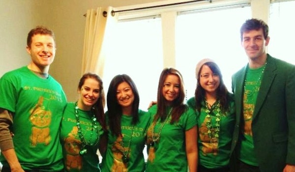 Picture of Happy St. Pugtricks Day! Custom T-Shirt Design Happy St. Pugtricks Day! T-Shirt Photo