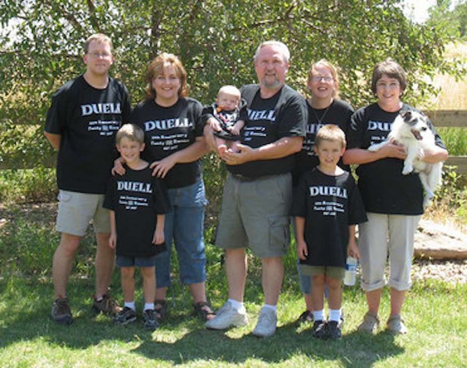 20th Anniversary Duell Family Reunion T-Shirt Photo