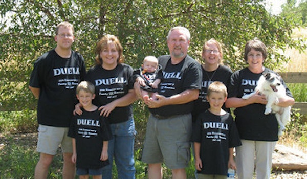 20th Anniversary Duell Family Reunion T-Shirt Photo