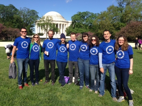 Epilepsy Walk 2013   At The Jefferson Memorial T-Shirt Photo