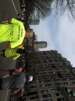 Jimbo Running The Boston Marathon 2013 T-Shirt Photo