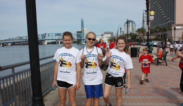 Courtney & Friends Walking For The Cure! T-Shirt Photo
