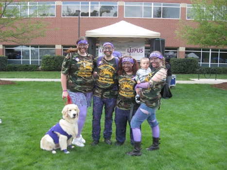 Mary's Warriors  Walk For Lupus T-Shirt Photo