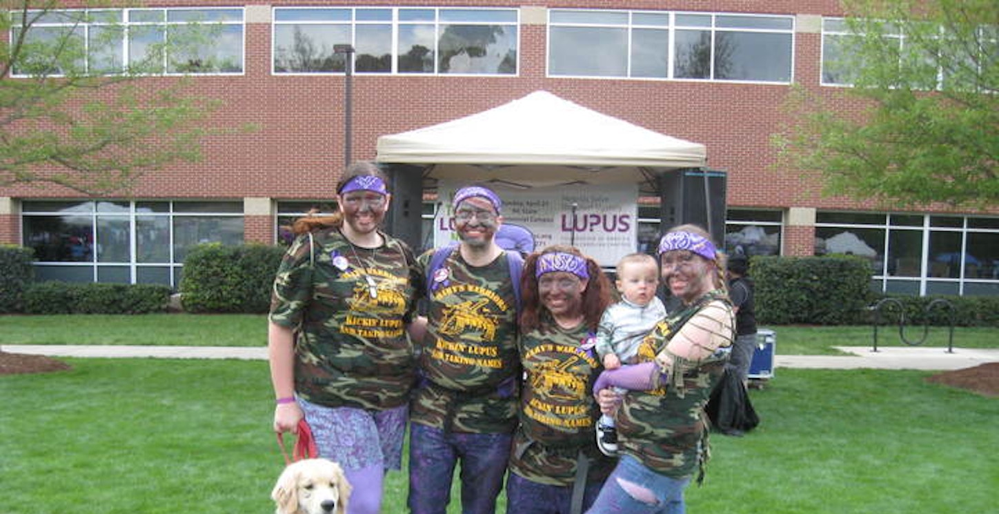 Mary's Warriors  Walk For Lupus T-Shirt Photo