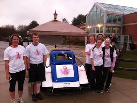 Team Fearless At The 2013 Stonehill College Relay For Life L T-Shirt Photo