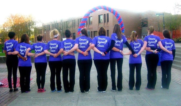 Picture of Dancers Against Cancer Custom T-Shirt Design Dancers Against Cancer T-Shirt Photo
