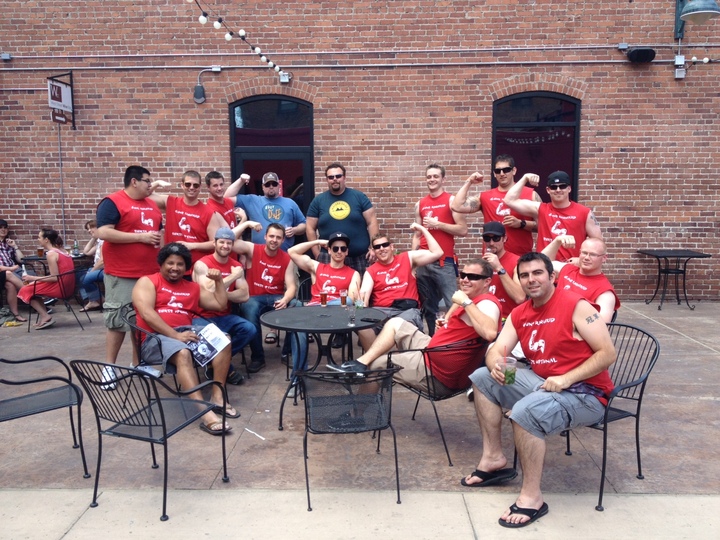 Guns Required Bachelor Party Reno T-Shirt Photo