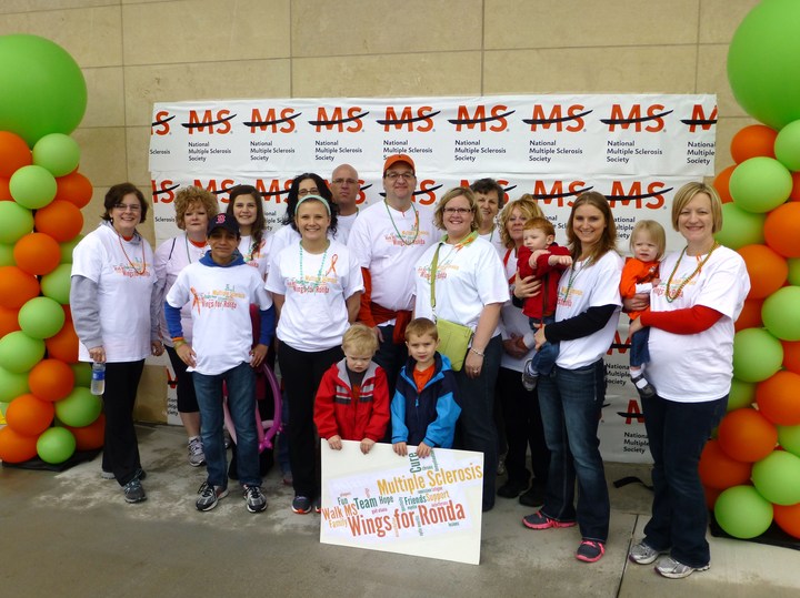 2013 Walk Ms Greater Kc   Team Wings For Ronda T-Shirt Photo
