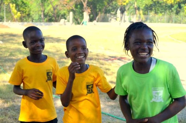 Track Stars Of L'ecole De Choix (Haiti) T-Shirt Photo