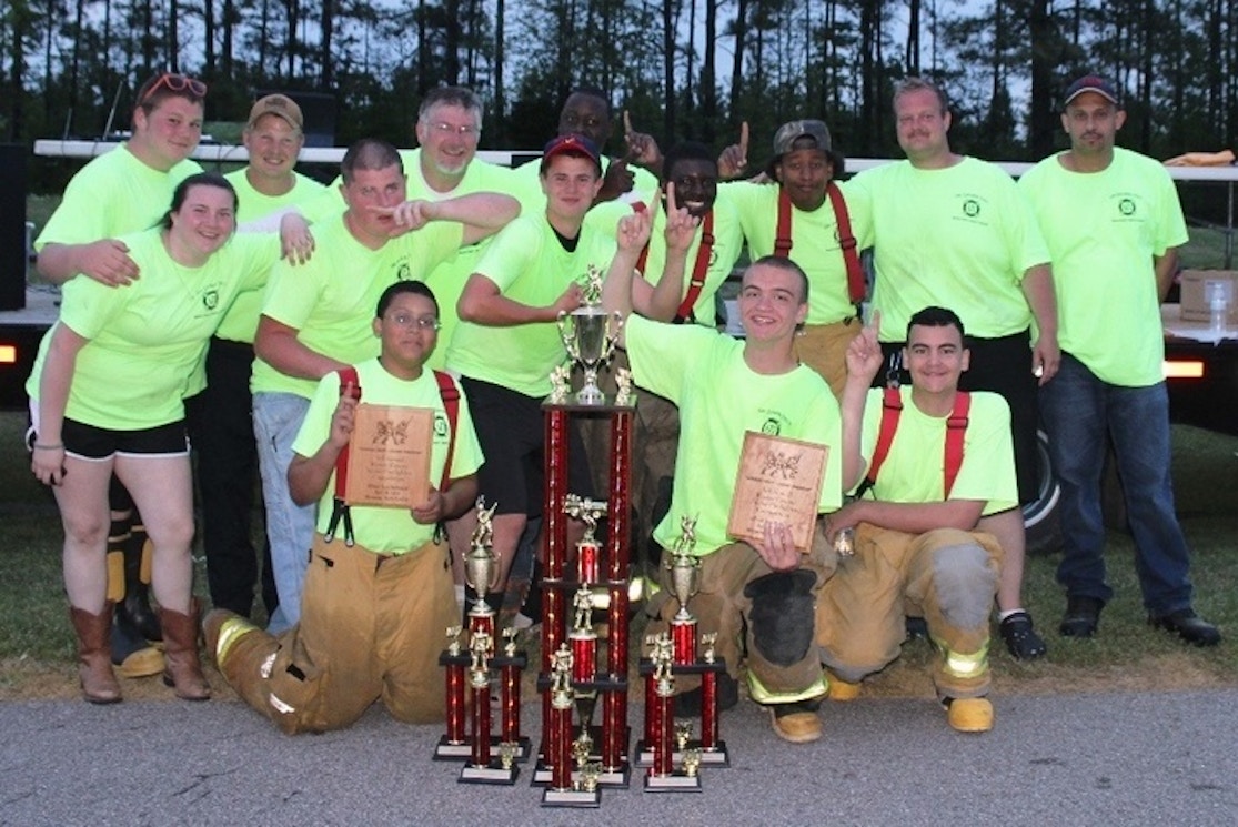 Champions Of The Warren County Junior Firefighter Competition T-Shirt Photo