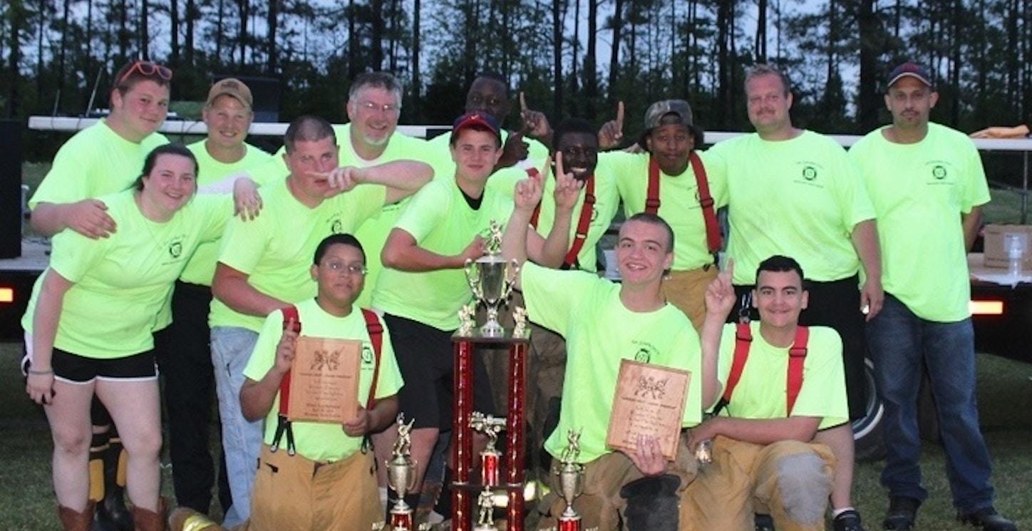 Champions Of The Warren County Junior Firefighter Competition T-Shirt Photo