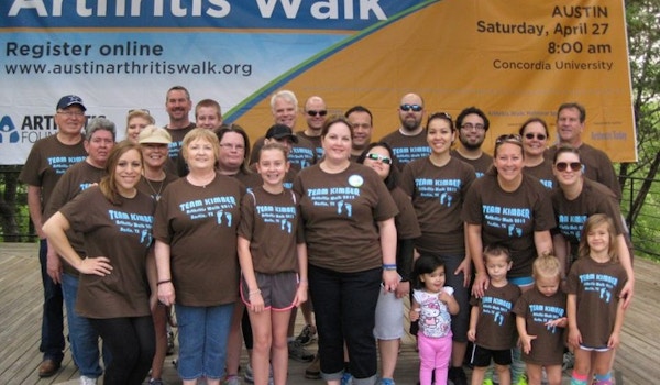 Austin Arthritis Walk 2013   Team Kimber T-Shirt Photo