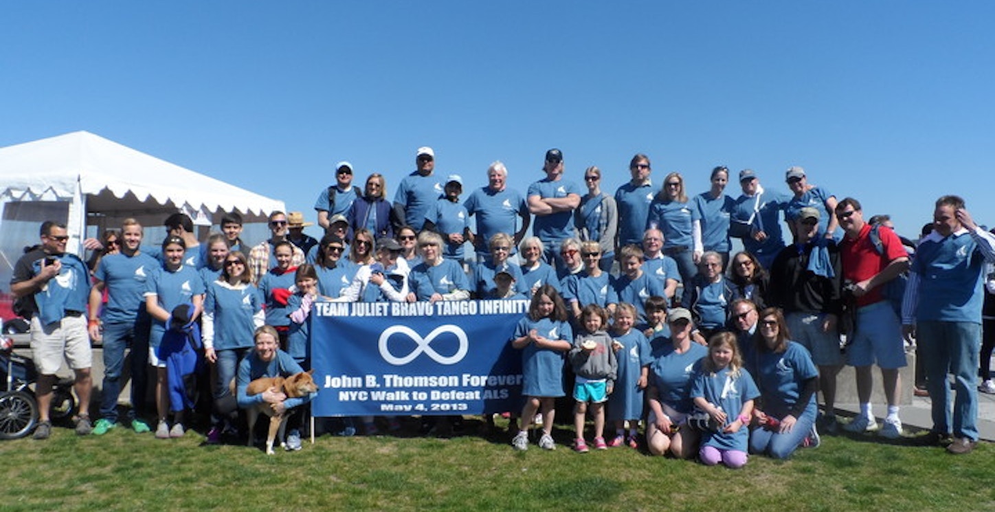 Joining Forces To Walk In Honor Of John B. Thomson, Jr. T-Shirt Photo