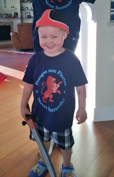Our Little Knight Is Brave And Strong T-Shirt Photo