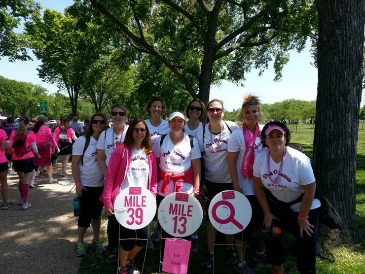 2 Days And 39.3 Miles.... The Pink Princesses Are In It To End It!! T-Shirt Photo
